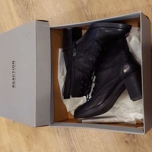 Reaction Kenneth Cole Jenis Jay Black size 10 Combat Boots
